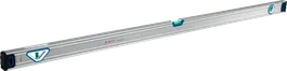 Bosch aluminum spirit level with horizontal vial.