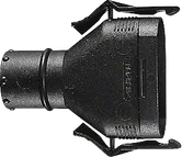 Bosch dust extraction adapter for power tools.