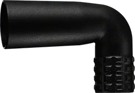 Bosch connector elbow with textured grip.
