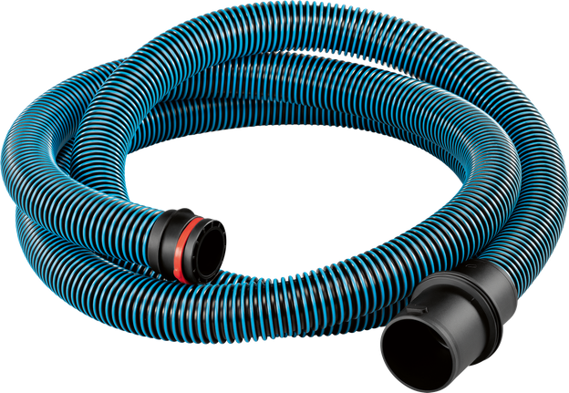 Bosch antistatic hose with bayonet lock and adapter.