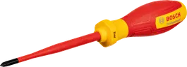 Bosch insulated VDE screwdriver PH1 for electrical work.