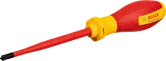 Bosch VDE screwdriver with insulated handle.