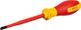 Bosch VDE screwdriver with insulated handle.