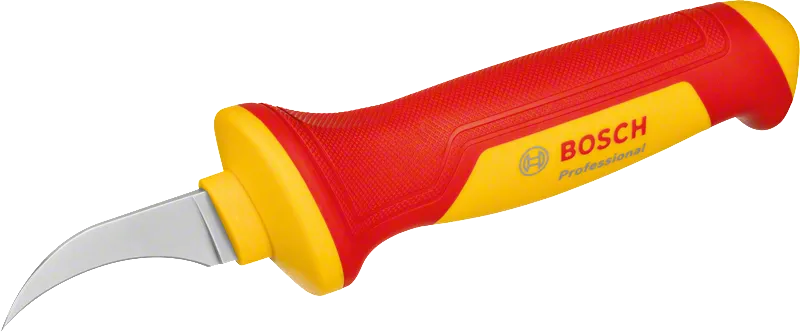 Bosch VDE hand tools set knife with insulated handle.