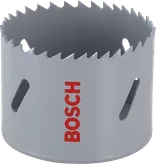 Bosch hole saw for precise circular cutting.