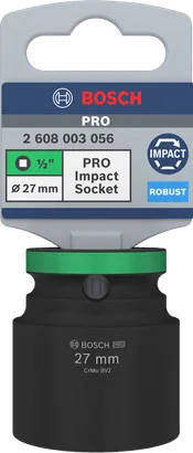 Bosch PRO Impact Socket 1/2″ 27 mm.