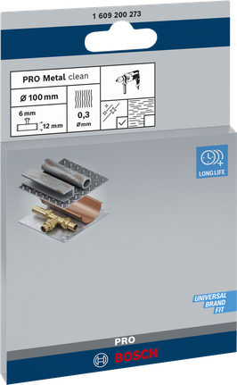 Bosch PRO Metal clean wire wheel 100 x 0.3 mm.