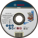 Bosch PRO Multi Material Cutting Disc 125 mm for universal use.