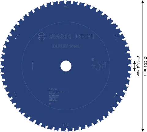 Bosch EXPERT Steel Circular Saw Blade 305mm T60.