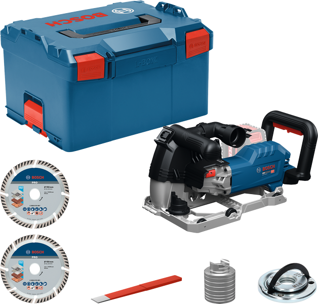 Bosch GNF 18V-40 wall chaser kit with L-Boxx case.