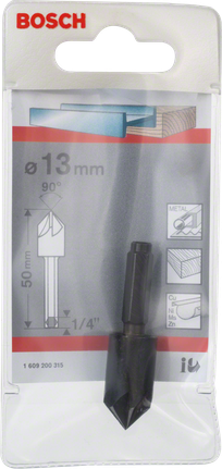 Broca escareadora Bosch de 13 mm.