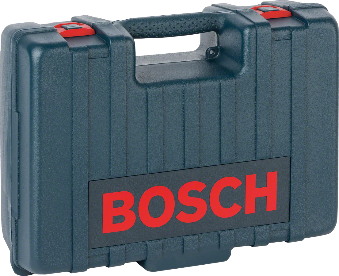 Mala de plástico Bosch K com pega, com 720 mm de largura.