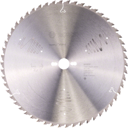 Lâmina de serra circular Bosch Expert for Wood, 54 dentes.