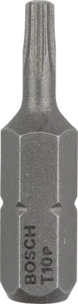 Ponta para chave de fendas Bosch Extra Hard T10 25mm.