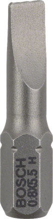 Ponta para chave de fendas Bosch Extra Hard S0,8x5,5 25mm.