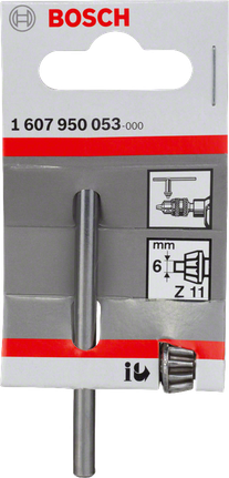 Substituição de chave de mandril Bosch de 6 mm.