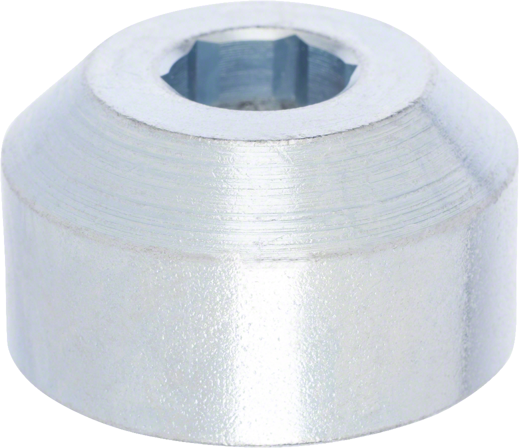 Conjunto de flanges Bosch para fixação em metal.