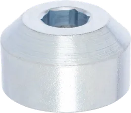 Conjunto de flanges Bosch para fixação em metal.