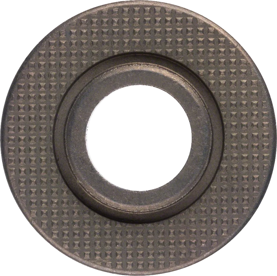 Flange de apoio Bosch para uma fixação segura do disco.