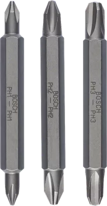 Jogo de brocas duplas Bosch de 3 peças de 60 mm.