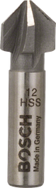 Brocas de escareação HSS para materiais macios com encabadouro cilíndrico