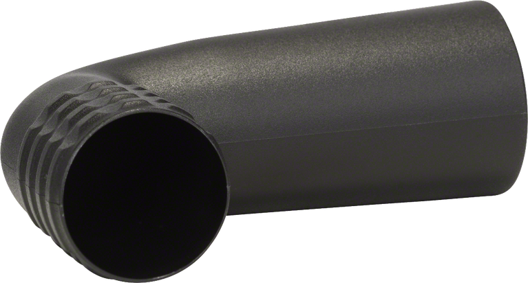 Conector Bosch em ângulo de plástico para extração de pó.