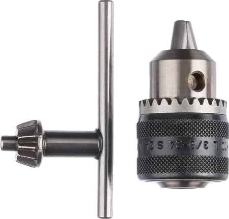 Mandril para berbequim Bosch com chave para aperto seguro da broca.