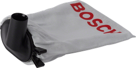 Saco de pó Bosch para recolher resíduos de ferramentas.
