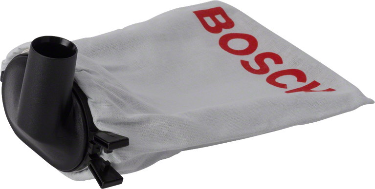 Saco de pó Bosch para recolher resíduos de ferramentas.