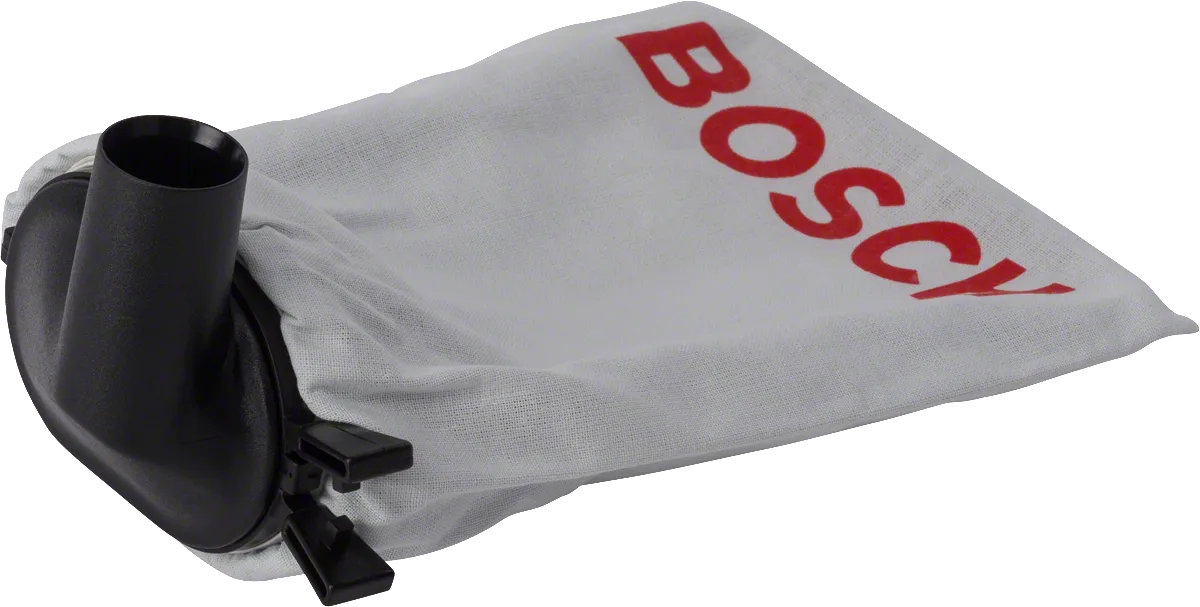 Saco de pó Bosch para recolher resíduos de ferramentas.