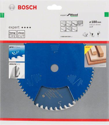 Lâmina de serra circular Bosch Expert para madeira 180 mm.