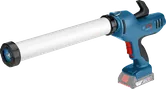 Pistola de calafetagem sem fios Bosch GCG 18V-600 para cartuchos.