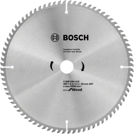 Lâmina de serra circular Bosch Eco para madeira 305 mm 80 dentes.