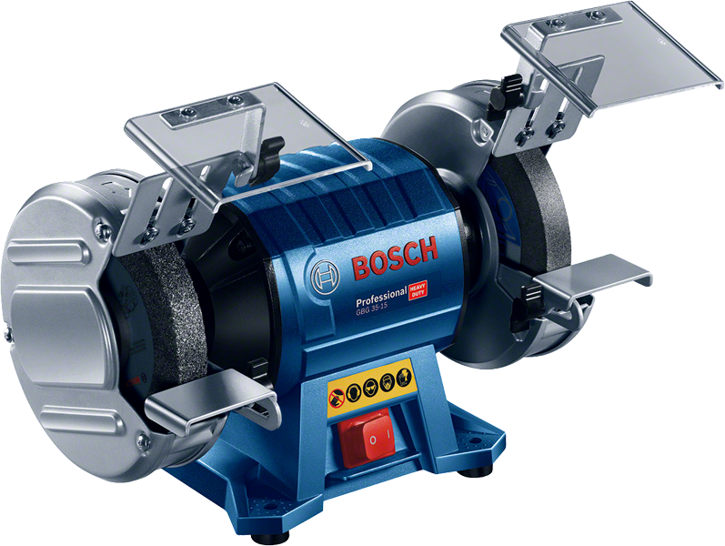 Lixadora de bancada de roda dupla Bosch GBG 35-15.