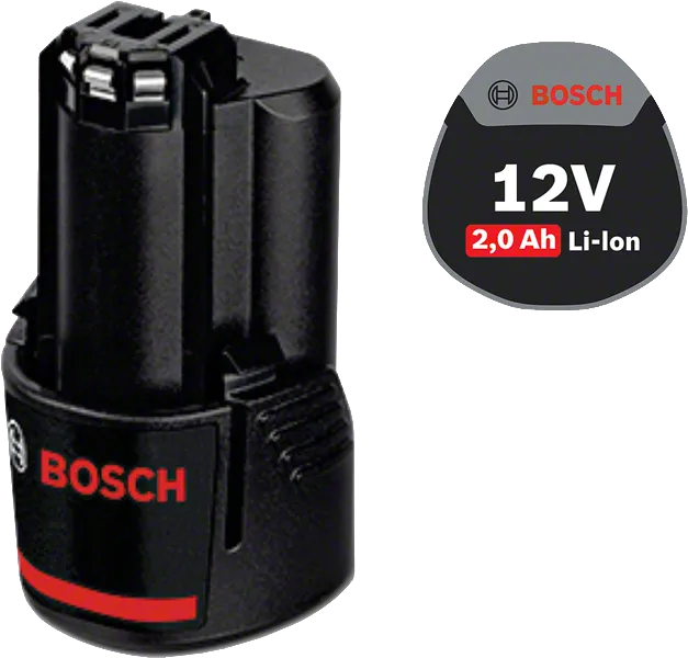 Bateria de iões de lítio Bosch 12V 2,0Ah.