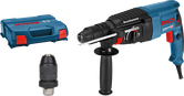 Berbequim de martelo rotativo Bosch GBH 2-26 F com estojo.