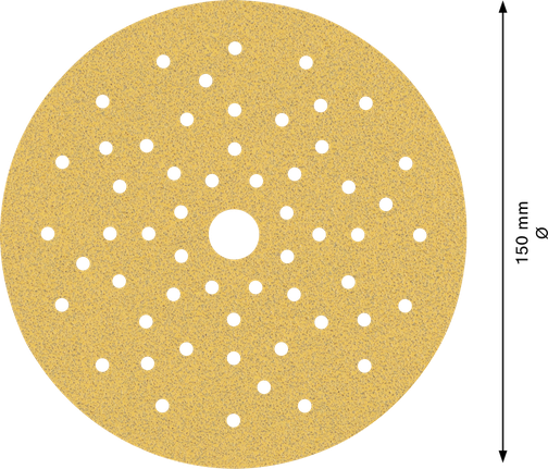 Disco de lixa multi-orifício Bosch EXPERT C470 150 mm G80.