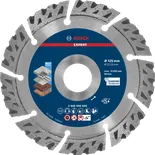 Disco de corte diamantado multimaterial Bosch EXPERT de 125 mm.