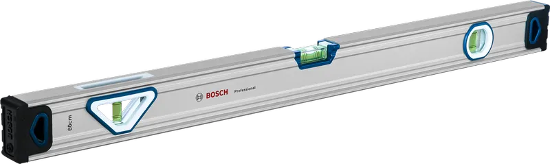 Nível de bolha Bosch de 60 cm com três frascos.