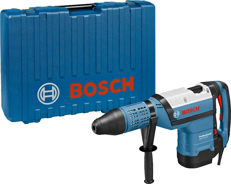 Martelo perfurador Bosch GBH 12-52 DV com mala de transporte.