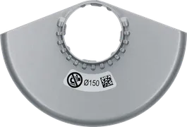 Proteção de retificação Bosch para rebarbadoras angulares de 150 mm.