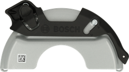 Proteção para esmeriladora angular Bosch para um corte seguro.