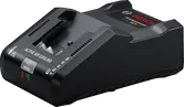 Carregador Bosch GAL 18V-160 com arrefecimento de ar ativo.