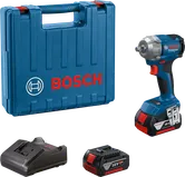 Chave de impacto sem fios Bosch GDS 18V-350 com estojo.