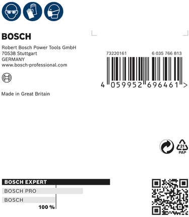 Folha de lixa manual Bosch EXPERT W480 1/4.