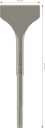 Cinzel tipo pá Bosch PRO SDS max-4C 115x350 mm.