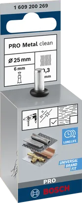 Escova de limpeza metálica Bosch PRO 25×0,3 mm.