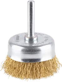 Escova de limpeza tipo copo Bosch PRO Multi Material, revestida a latão.