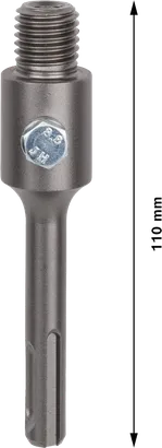 Adaptador Bosch PRO SDS plus de 105 mm para acessório de berbequim.