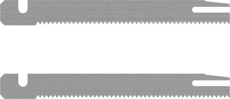 Conjunto de lâminas de serra de espuma Bosch PRO de 70 mm para materiais grossos.